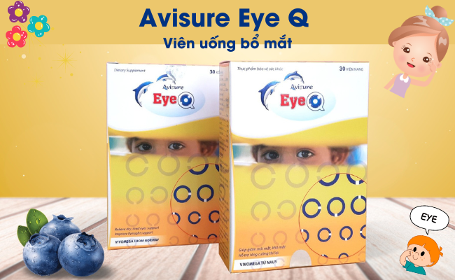 Viên uống Avisure Eye Q chiết xuất Việt Quất cải thiện thị lực đôi mắt