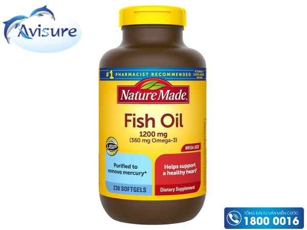 Fish Oil dầu cá bổ mắt được nhiều người lựa chọn