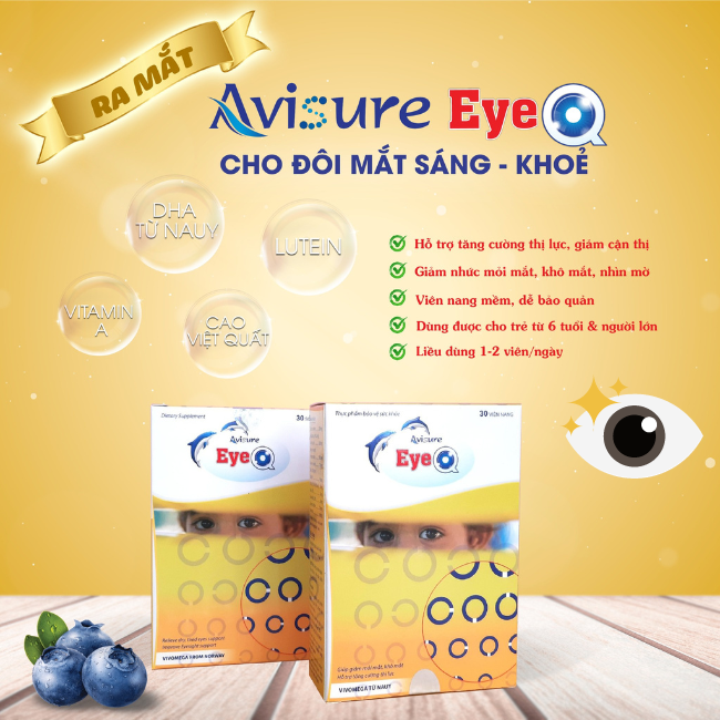 Review sản phẩm Avisure EyeQ cho đôi mắt sáng khoẻ